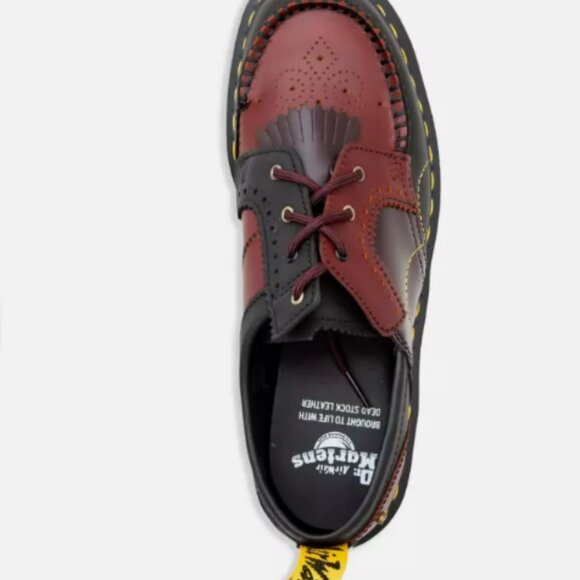 1461 Fused Patchwork Men’s Brogue Derby MSRP$210 English Refined Aesthetic - Picture 9 of 13
